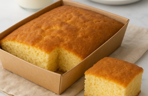 Cake gel in packaged cake